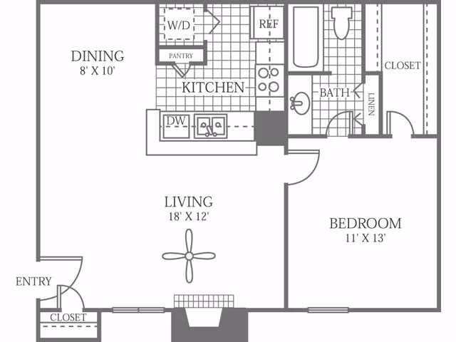 The Abbington 0802 floor plan